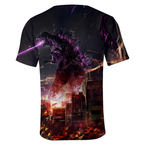 Godzilla vs Kong #4 3D Printed T-shirts Short Sleeve Shirts for Youth