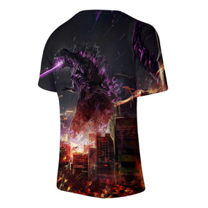 Godzilla vs Kong #4 3D Printed T-shirts Short Sleeve Shirts for Youth