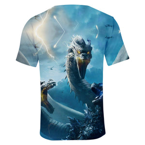 Godzilla vs Kong #7 3D Printed T-shirts Short Sleeve Shirts for Youth