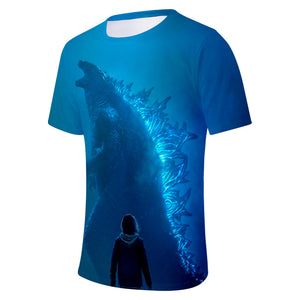 Godzilla vs Kong #10 3D Printed T-shirts Short Sleeve Shirts for Youth