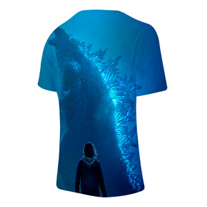 Godzilla vs Kong #10 3D Printed T-shirts Short Sleeve Shirts for Youth