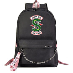 Riverdale Shoolbag Backpack USB Charging Students Notebook Bag for Kids Gifts