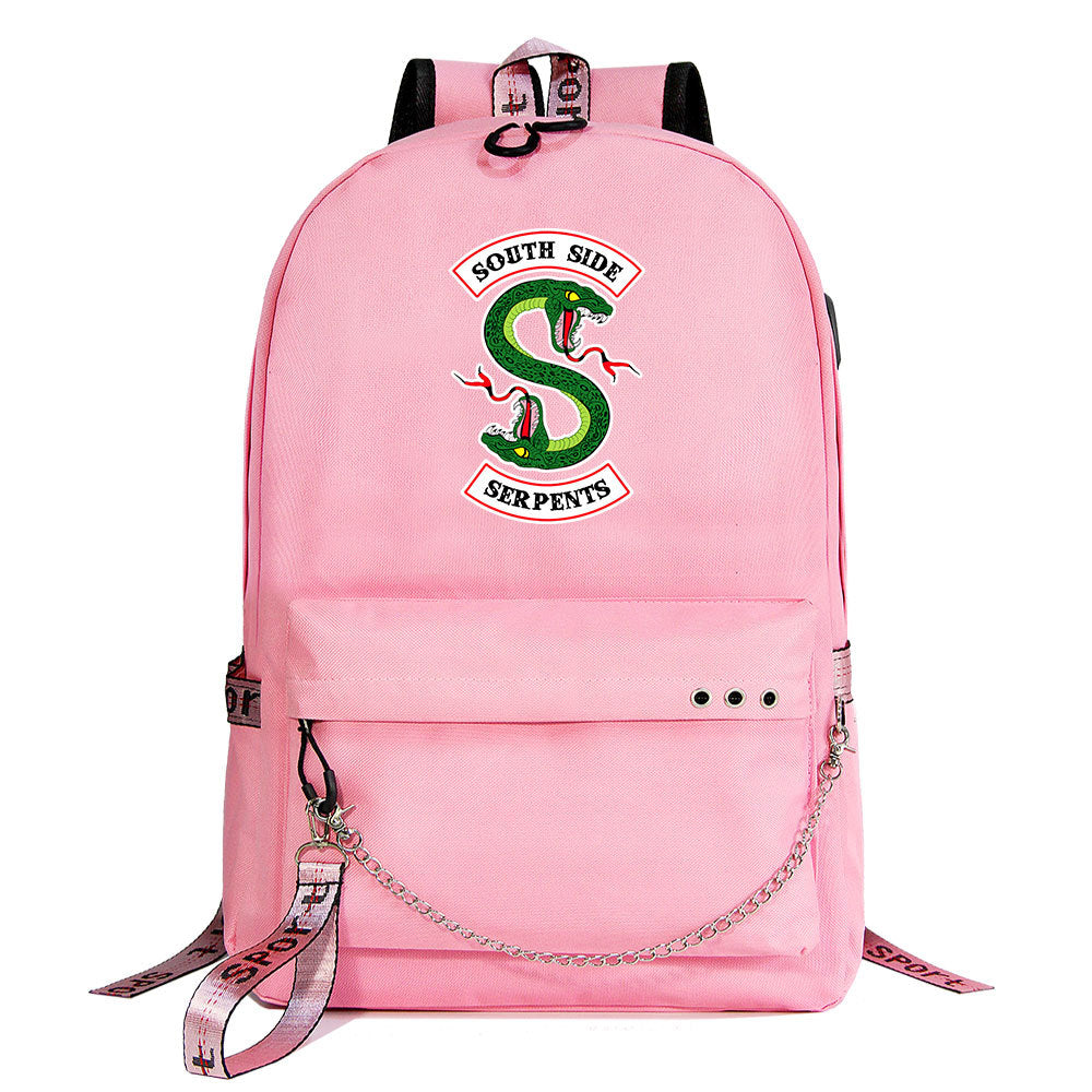 Riverdale Shoolbag Backpack USB Charging Students Notebook Bag for Kids Gifts