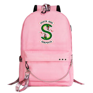 Riverdale Shoolbag Backpack USB Charging Students Notebook Bag for Kids Gifts