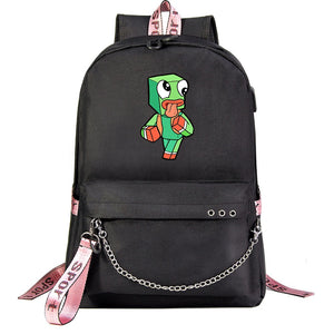 Unspeakable Gaming Shool Bag Backpack USB Charging Students Notebook Bag for Kids Gifts
