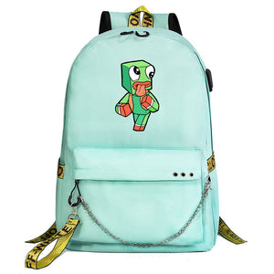 Unspeakable Gaming Shool Bag Backpack USB Charging Students Notebook Bag for Kids Gifts