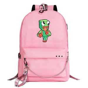 Unspeakable Gaming Shool Bag Backpack USB Charging Students Notebook Bag for Kids Gifts
