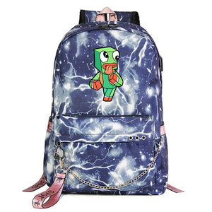 Unspeakable Gaming Shool Bag Backpack USB Charging Students Notebook Bag for Kids Gifts