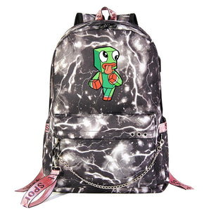 Unspeakable Gaming Shool Bag Backpack USB Charging Students Notebook Bag for Kids Gifts
