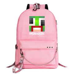 Unspeakable Gaming Frog Shool Bag Backpack USB Charging Students Notebook Bag for Kids Gifts
