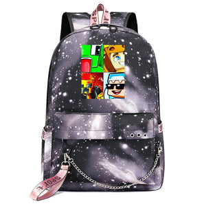 Unspeakable Gaming Frog #1 Shool Bag Backpack USB Charging Students Notebook Bag for Kids Gifts