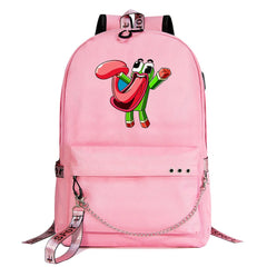 Unspeakable Gaming Frog #3 Shool Bag Backpack USB Charging Students Notebook Bag for Kids Gifts