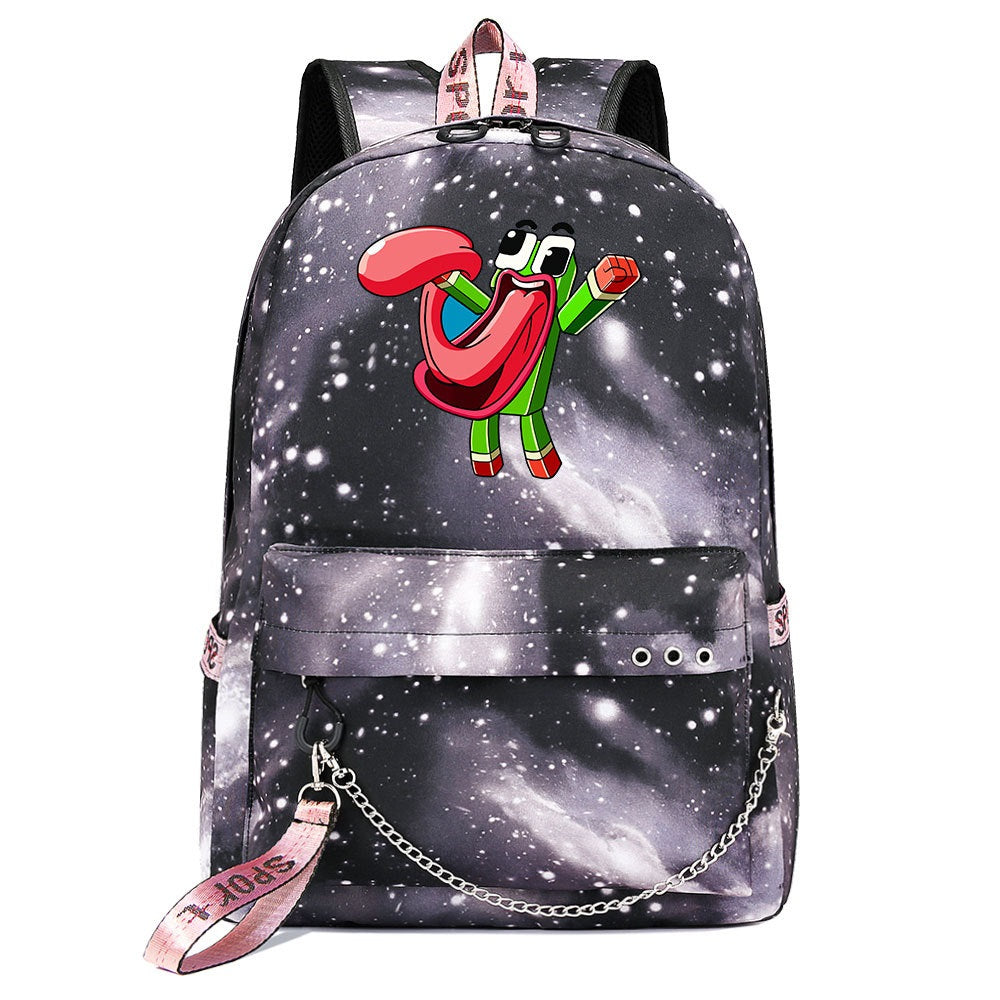 Unspeakable Gaming Frog #3 Shool Bag Backpack USB Charging Students Notebook Bag for Kids Gifts