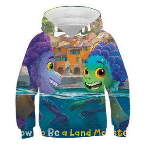 Luca Alberto Monster 3D Printed Sweater Sweatshirt for Youth Kids
