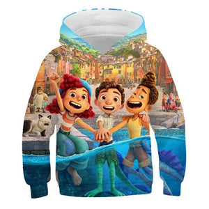 Luca Alberto Monster 3D Printed Sweater Sweatshirt for Youth Kids