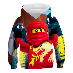 Cute Ninjago 3D Printed Sweater Sweatshirt for Youth Kids