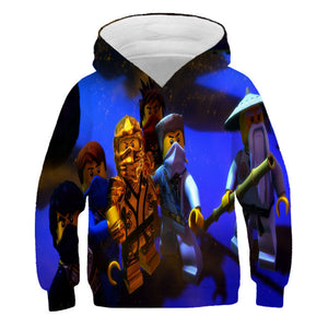 Cute Ninjago 3D Printed Sweater Sweatshirt for Youth Kids