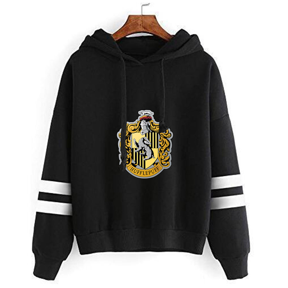 Harry Potter Hogwarts Hufflepuff Pull-over Hoodie Sweatshirt Outwear