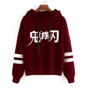 Demon Slayer Kimetsu no Yaiba Pull-over Hoodie Sweatshirt Outwear