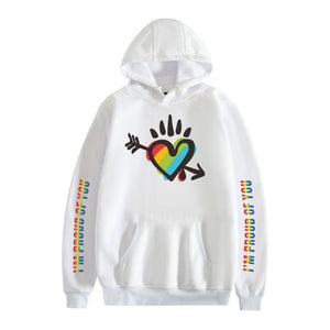 LGBT #1 Adults Hooded Hoodie  Unisex  Fleece-lined Sweatshirt Casual Pull-over Outwear