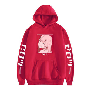 Zero Two Darling In The Franxx #1 Hoodie Sweatshirt Pullover Top Sweater for Youth