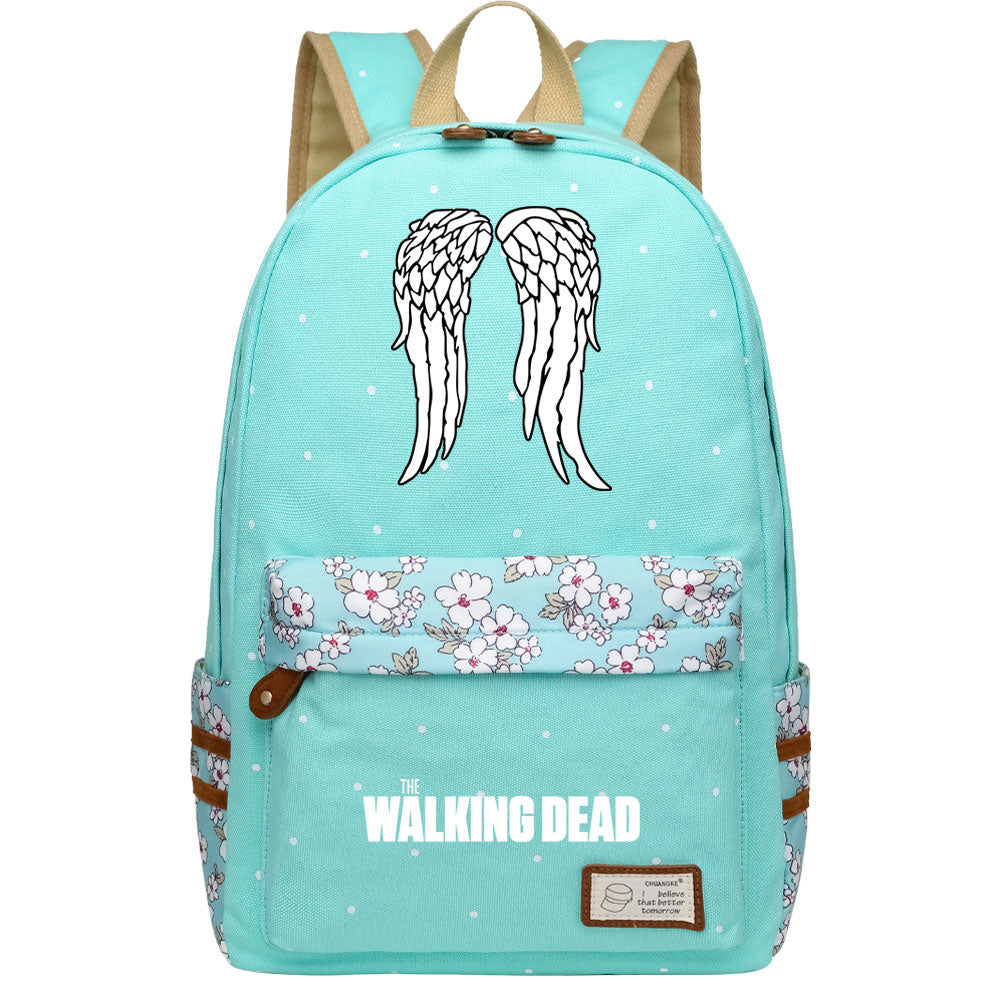 The Walking Dead Canvas Travel Backpack School Bag For Girl Kids Boy