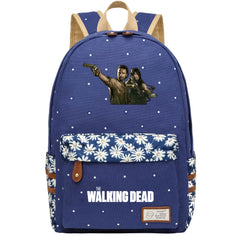The Walking Dead Canvas Travel Backpack School Bag For Girl Kids Boy