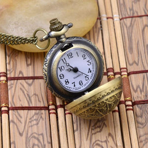 Harry Potter Wing Glob Pocket Watch Necklace Accessories Christmas Gifts Birthday Presents Souvenir