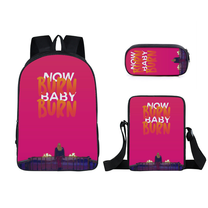 BLACKPINK JISOO JENNIE Schoolbag Backpack Lunch Bag Pencil Case Set Gift for Kids Students