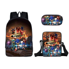 Hedgehog Schoolbag Backpack Lunch Bag Pencil Case Set Gift for Kids Students