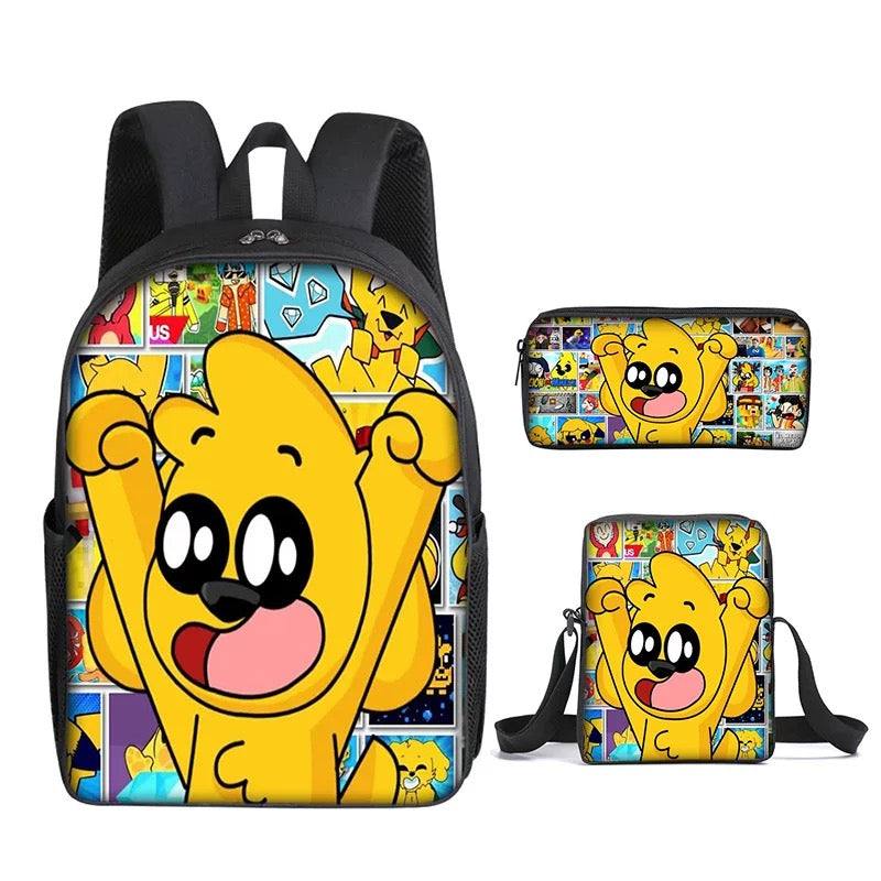 Mikecrack Schoolbag Backpack Lunch Bag Pencil Case Set Gift for Kids Students
