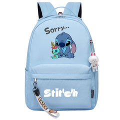 Stitch Cosplay Backpack School Bag Water Proof