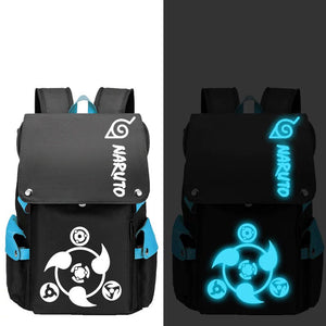 Naruto Backpack Uzumaki Naruto Uchiha Sasuke Cosplay Oxford School Bag