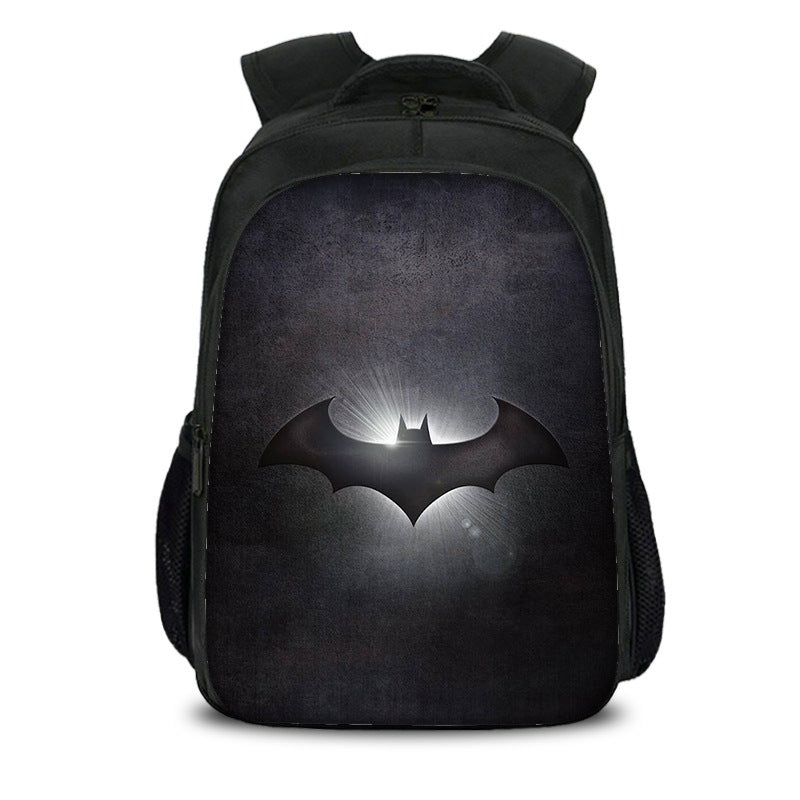 The Batman Dark Knight Backpack School Sports Bag for Boys Girls Kids