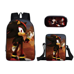 Hedgehog Schoolbag Backpack Lunch Bag Pencil Case Set Gift for Kids Students