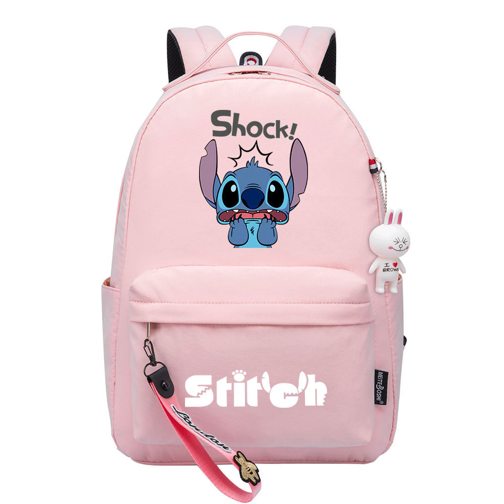 Stitch Cosplay Backpack School Bag Water Proof