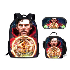 Doctor Strange in the Multiverse of Madness Schoolbag Backpack Lunch Bag Pencil Case Set Gift for Kids Students