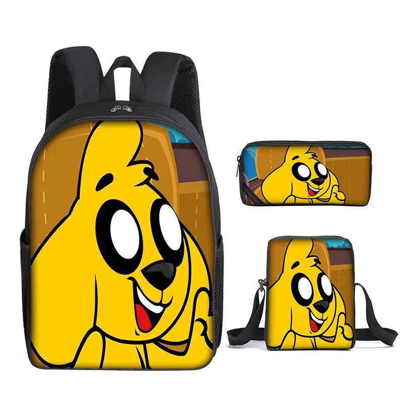 Mikecrack Schoolbag Backpack Lunch Bag Pencil Case Set Gift for Kids Students