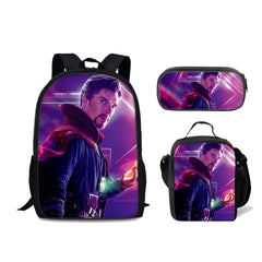 Doctor Strange in the Multiverse of Madness Schoolbag Backpack Lunch Bag Pencil Case Set Gift for Kids Students