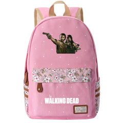The Walking Dead Canvas Travel Backpack School Bag For Girl Kids Boy