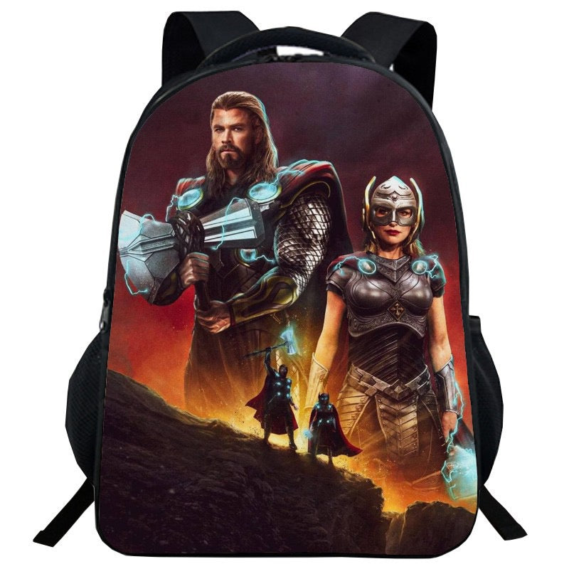 Thor Love and Thunder Backpack School Sports Bag for Kids Boy Girl
