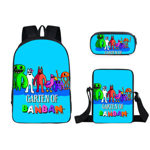 Garten of banban Schoolbag Backpack Lunch Bag Pencil Case 3pcs Set Gift for Kids Students