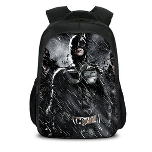 The Batman Dark Knight Backpack School Sports Bag for Boys Girls Kids