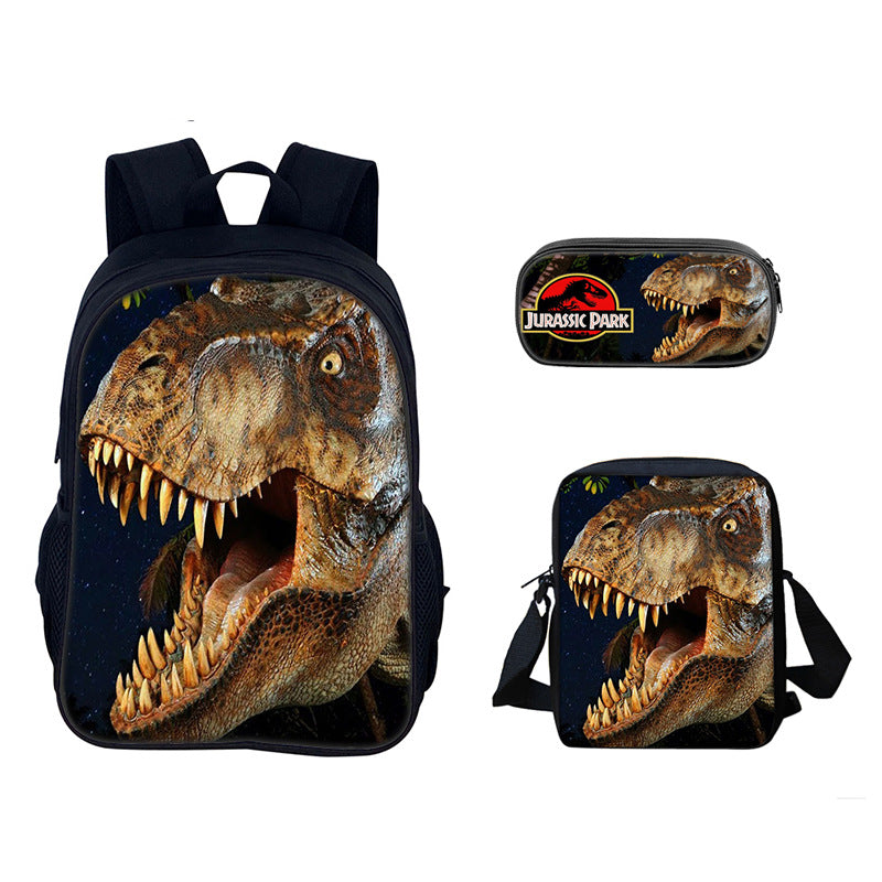 Jurassic World Dominion Schoolbag Backpack Lunch Bag Pencil Case Set Gift for Kids Students