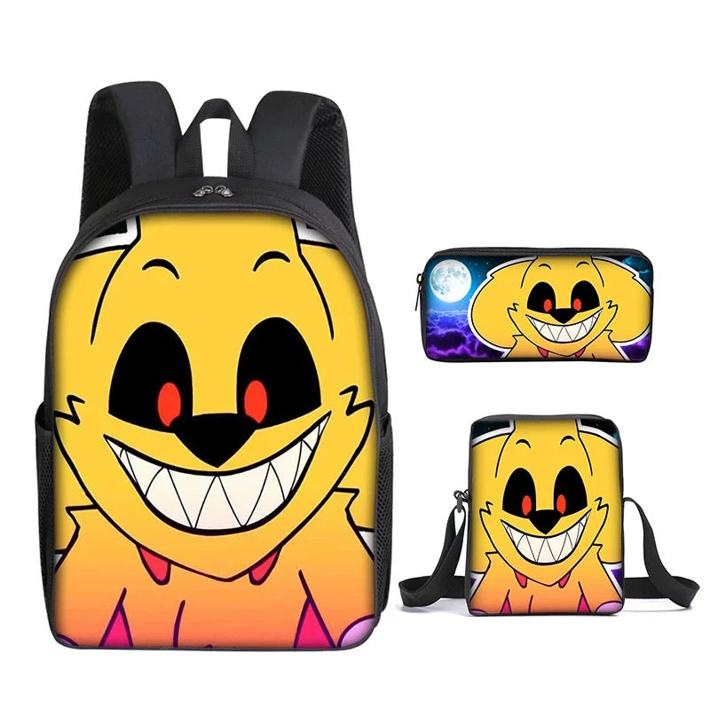 Mikecrack Schoolbag Backpack Lunch Bag Pencil Case Set Gift for Kids Students