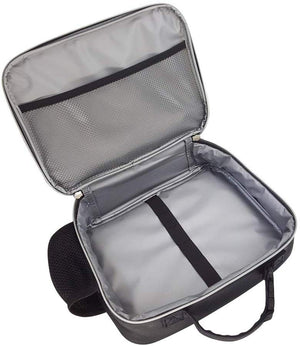 Luca Alberto Monster PU Leather Portable Lunch Box School Tote Storage Picnic Bag