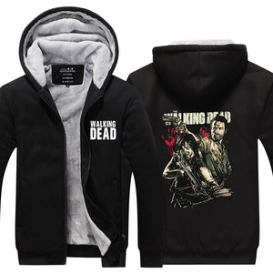 The Walking Dead Daryl Dixon Hoodie Jacket Autumn Winter Unisex Zipper Sweatershirt Warm Coat