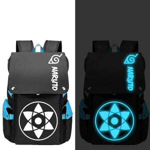 Naruto Backpack Uzumaki Naruto Uchiha Sasuke Cosplay Oxford School Bag