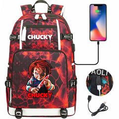 Child's Play USB Charging Backpack School NoteBook Laptop Travel Bags