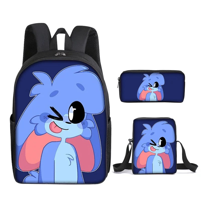 Mikecrack Schoolbag Backpack Lunch Bag Pencil Case Set Gift for Kids Students